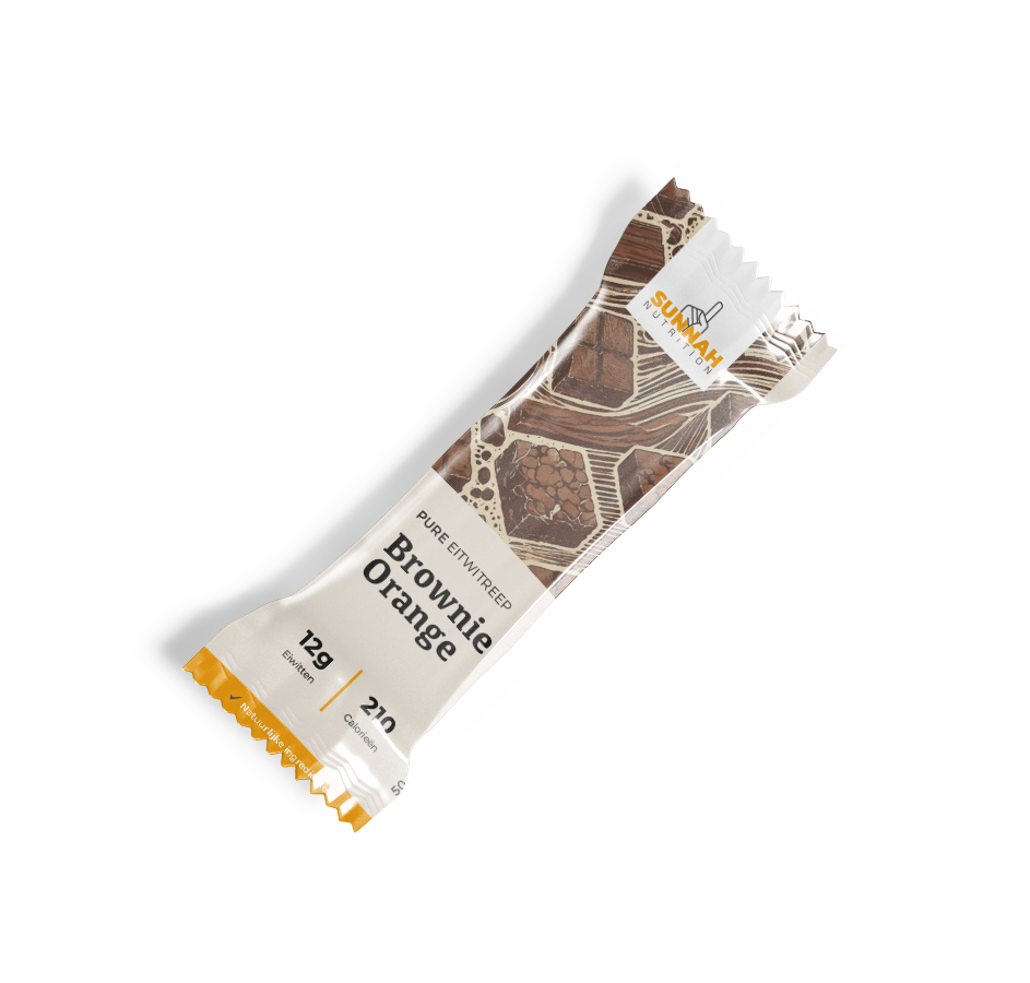 Pure Eiwitreep - Brownie Orange